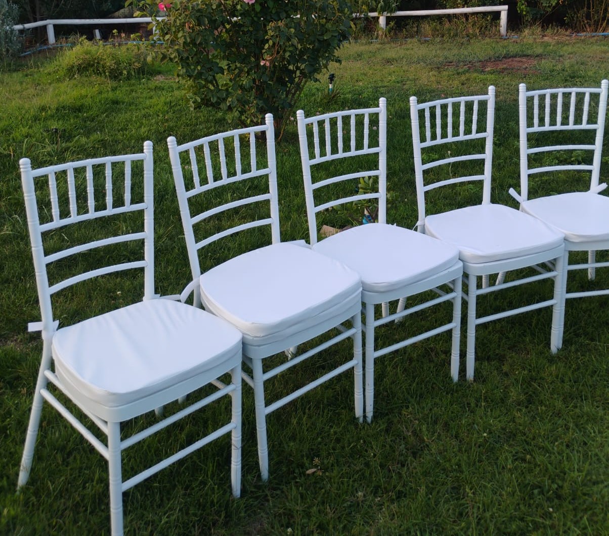 Arriendo Silla Chiavari Blanca Eventos y Fiestas