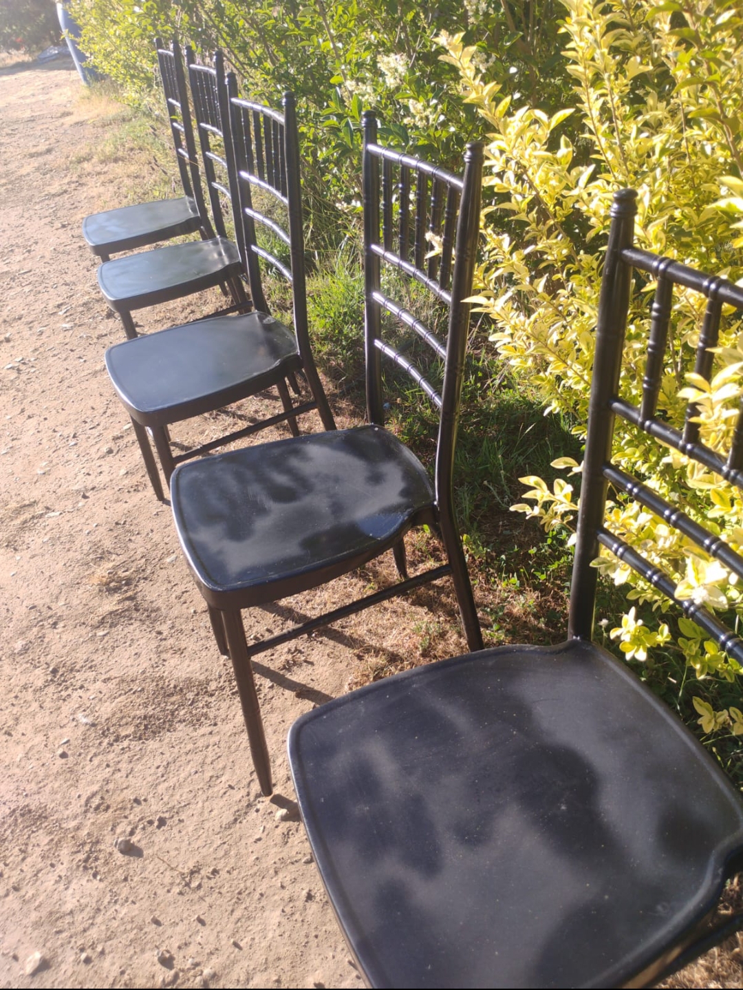 Arriendo Silla Chiavari Negra Eventos Gala